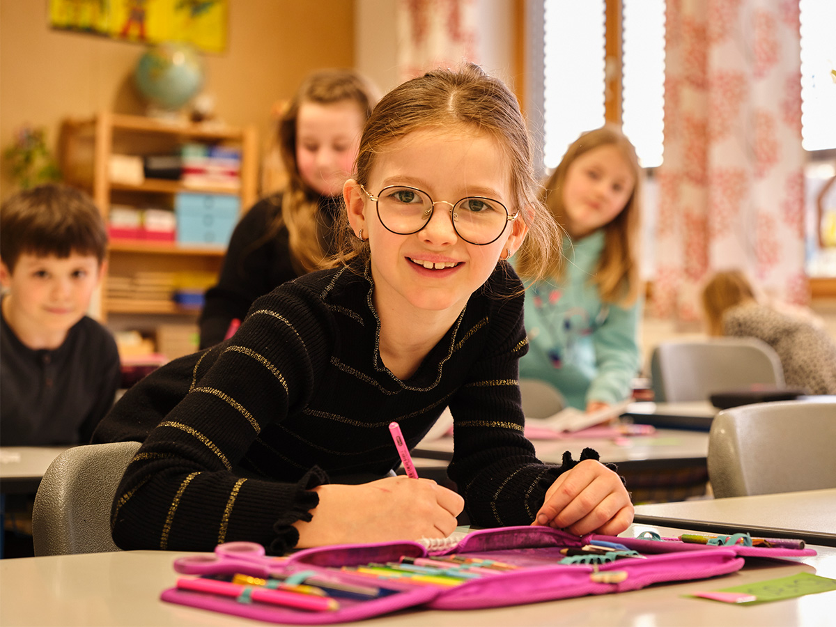 Grundschule Germannsdorf, im Unterricht