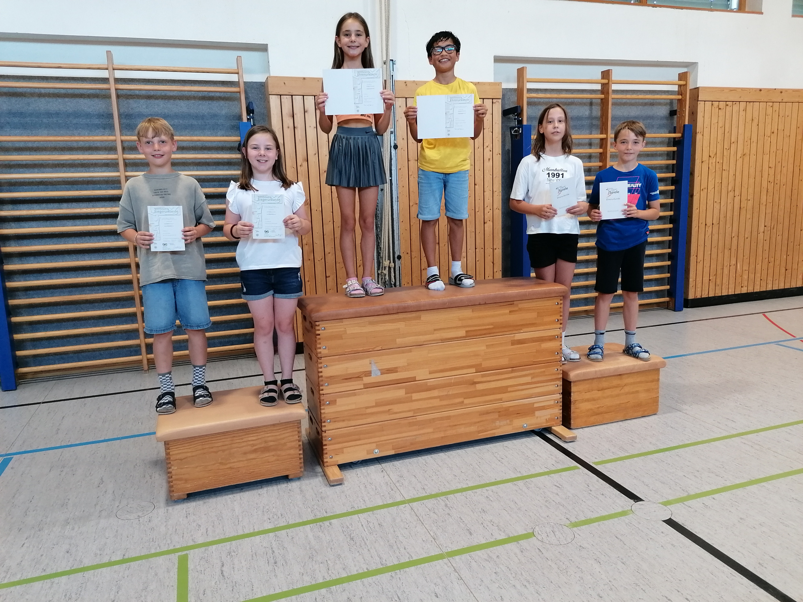 Siegerehrung Sportfest
