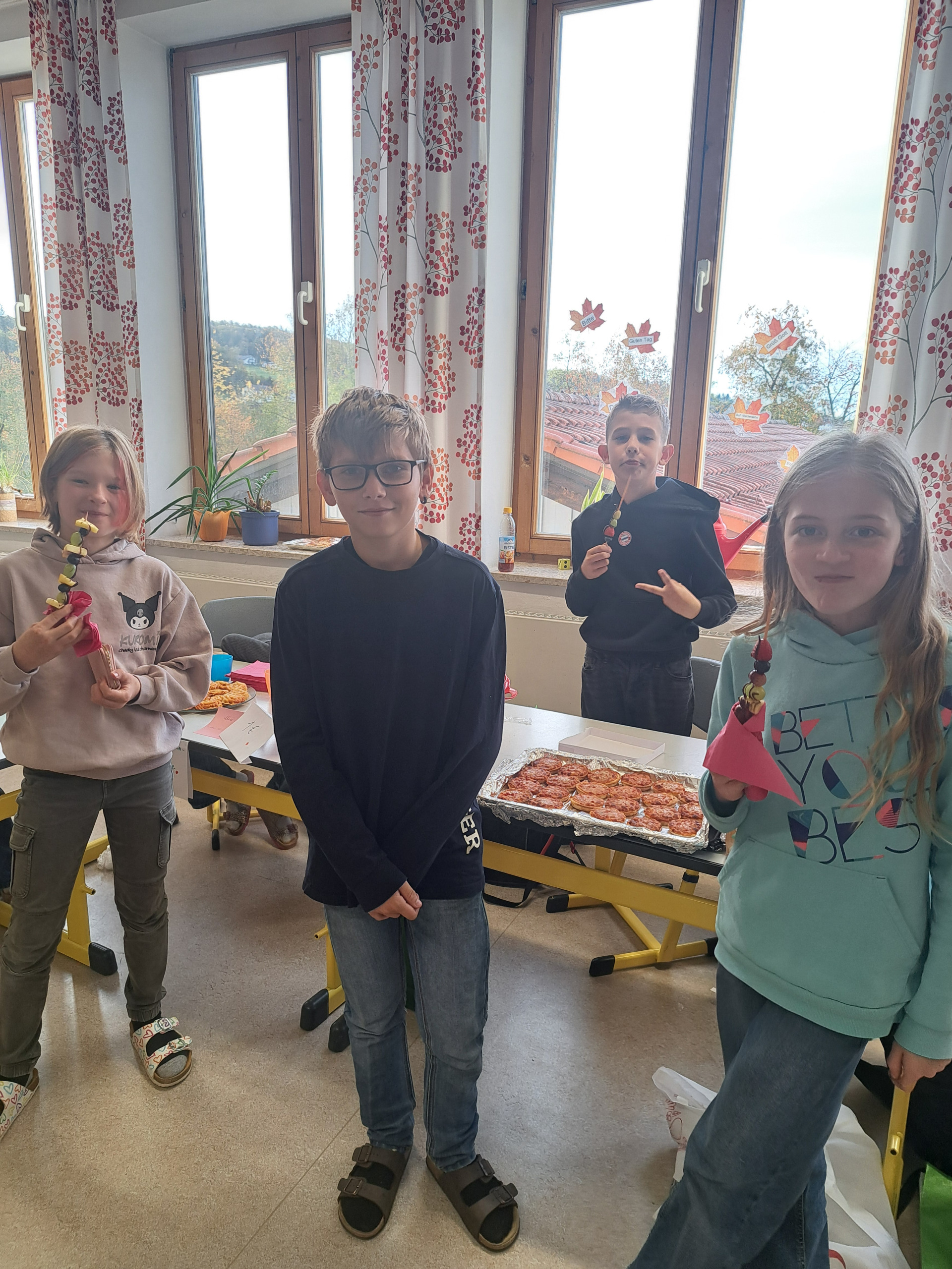 Pausenverkauf der 4. Klasse